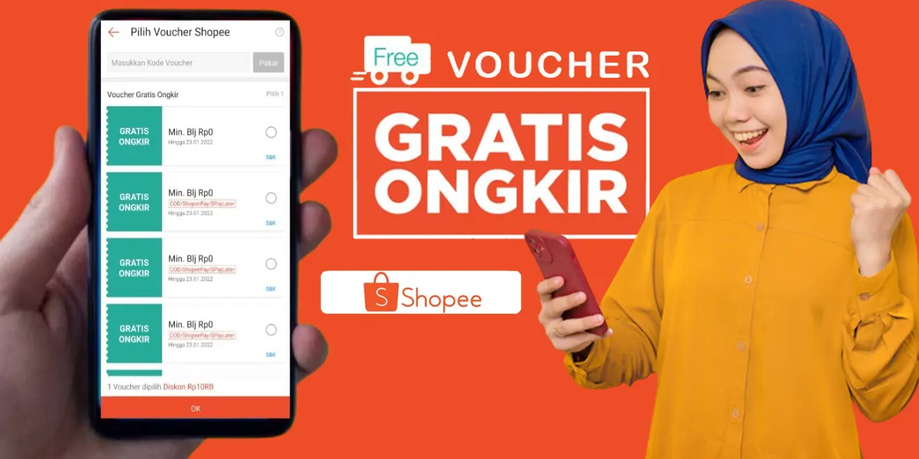 Cara Mendapatkan Voucher Gratis Ongkir Shopee Cod 9426