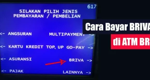 Cara Bayar BRIVA di ATM BRI