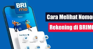 Cara Melihat Nomor Rekening di BRIMO