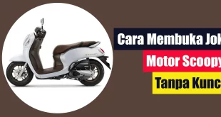 Cara Membuka Jok Motor Scoopy