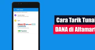 Cara Tarik Tunai DANA di Alfamart