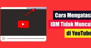 Cara Mengatasi IDM yang Tidak Muncul di YouTube