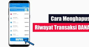 Cara Menghapus Riwayat Transaksi DANA