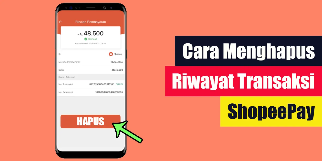 Cara Menghapus Riwayat Transaksi Shopeepay Lintaswarganet Com