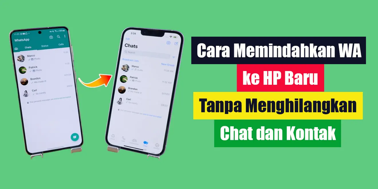 Cara Memindahkan WA Ke HP Baru Tanpa Menghilangkan Chat Dan Kontak