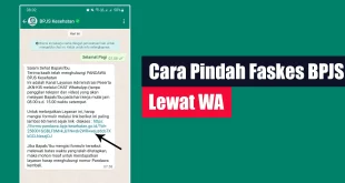 Cara Pindah Faskes BPJS Lewat WA